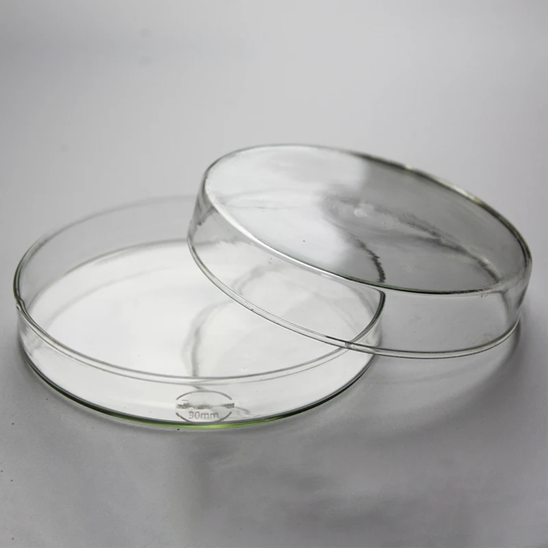 A glass petri dish 35/60/75/90/100/120/150/180/200mm general material borosilicate plate