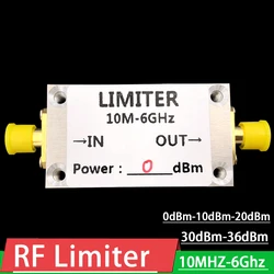 PIN Diode RF PIN Limiter 10M - 6Ghz 0dBm 10dBm 20dBm 30dBm 36dBm for Ham Radio power amplifier SDR short-wave receiver SMA