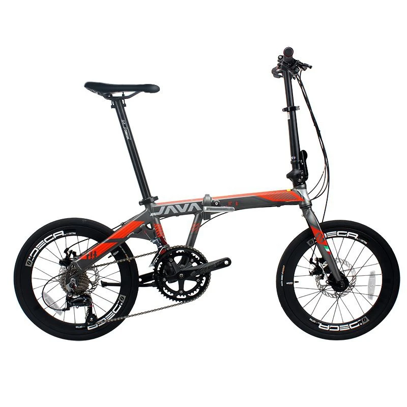 アルミニウム合金折りたたみ自転車,20インチ,406,18スピード,ディスク