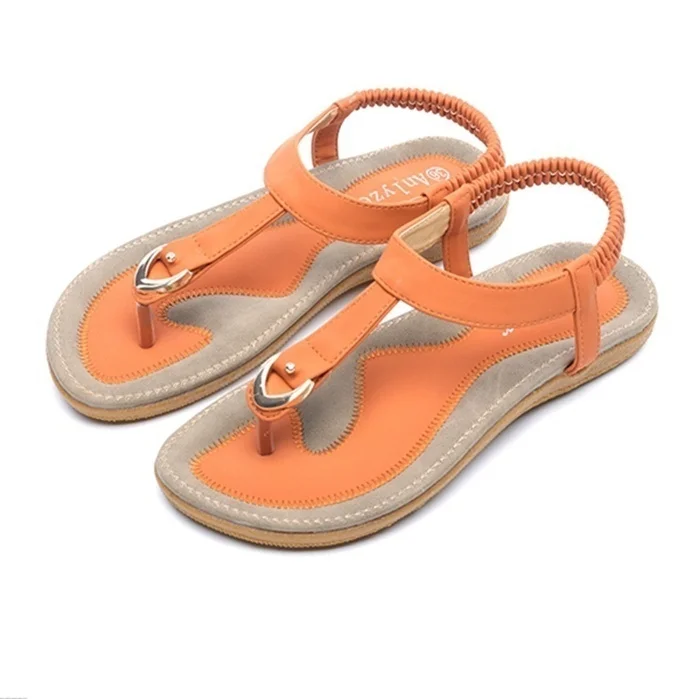 Size 35-42 9 Colors New Summer Women Flat Sandals Flip Flops Comfortable Slip on Soft Slippers Casual Beach Shoes for Ladies