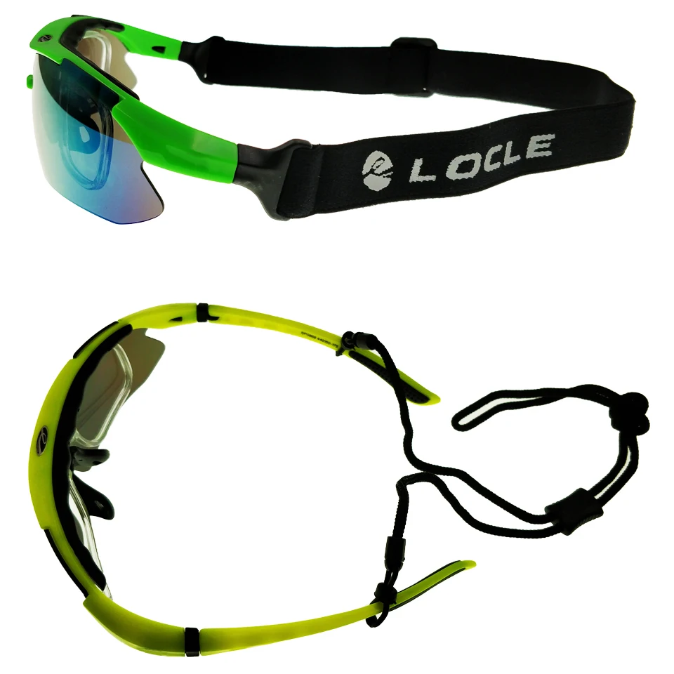 LOCLE Hiking Glasses Tactical Polarized Men Shooting Sun Glasses Airsoft Glasses for Camping Fishing Riding Cycling Sunglasses