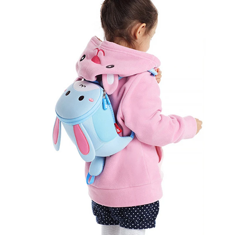 3D Cute Animals School Bags for Kids Toddler Girls Boys School Backpacks Cartoon Lion Rabbit Children Backpacks Mochila Escolar