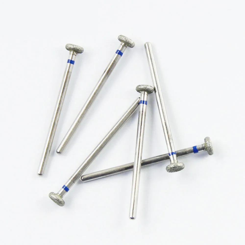 10pcs/box Dental Burs Polishing Head Sintered Diamond KITs 1.6-6.0mm Dentistry Drill Bits Lab Abrasive Material Tool Supplies