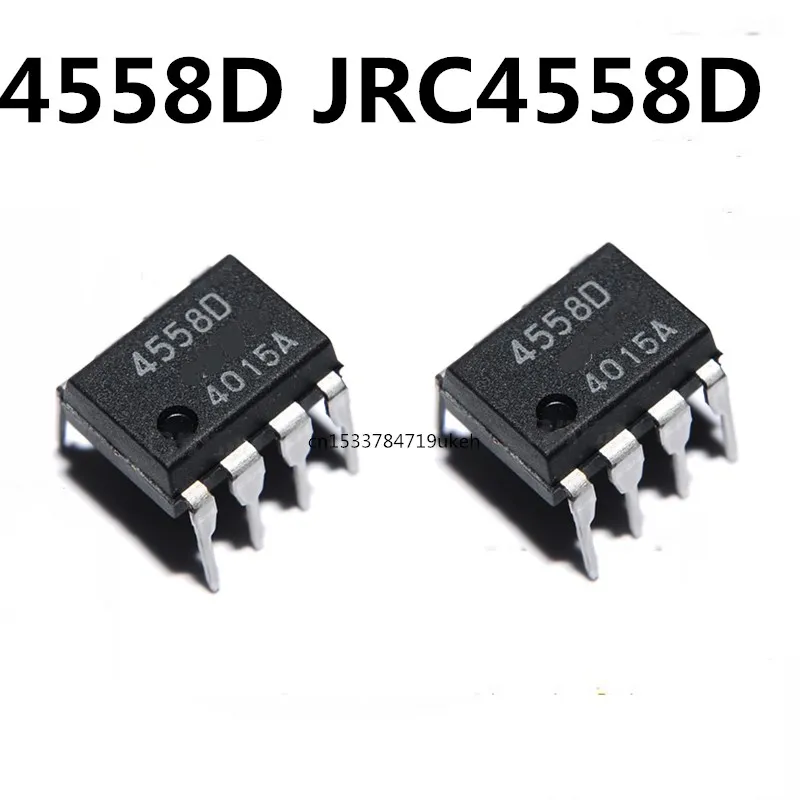 Original 10PCS/ JRC4558D 4558D    DIP-8