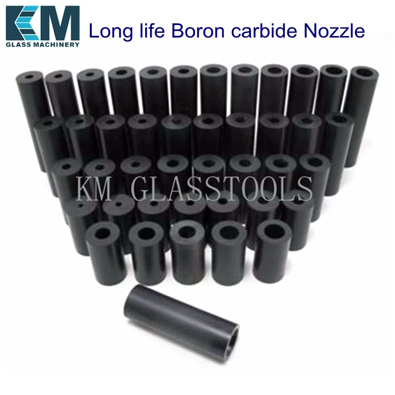 Free Shipping! Long life Boron carbide Nozzle for Glass Sand blasting machine.Length:35MM/45MM/60MM/80MM