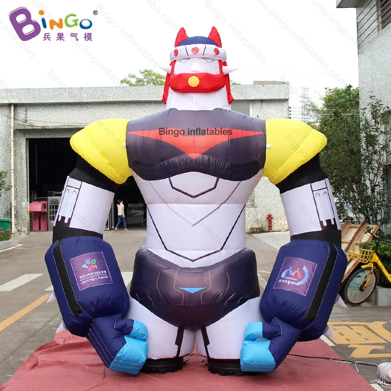 

Exquisite 3 meters high inflatable robot for stage decoration / standing type robot balloon toys