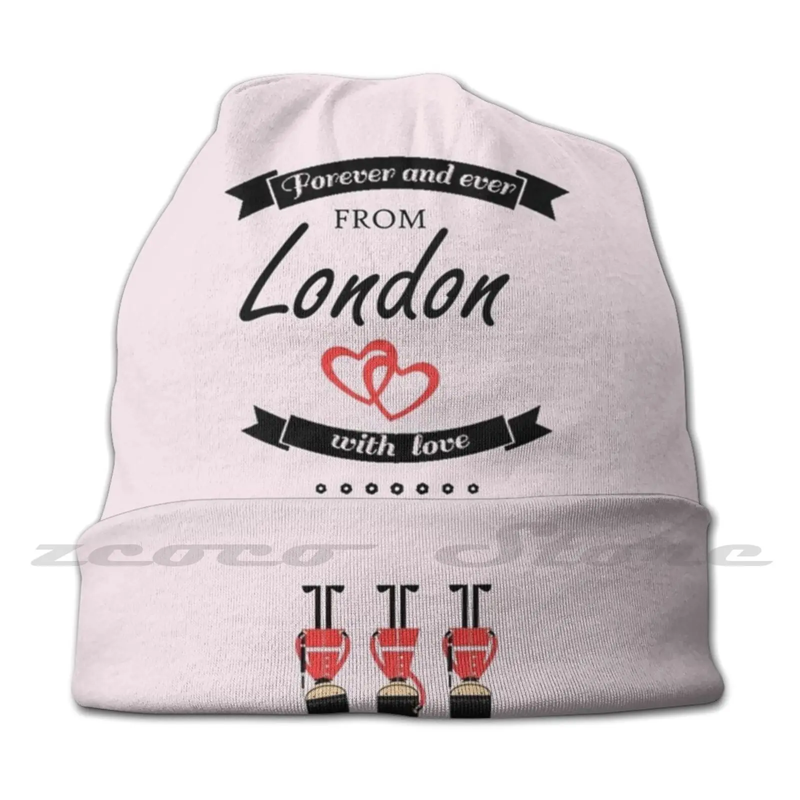 Vintage Funny London Queen Guard United Kingdom Soldier Retro British Souvenir Uk Gift Adult Kids Knit Hat Hedging Cap Outdoor