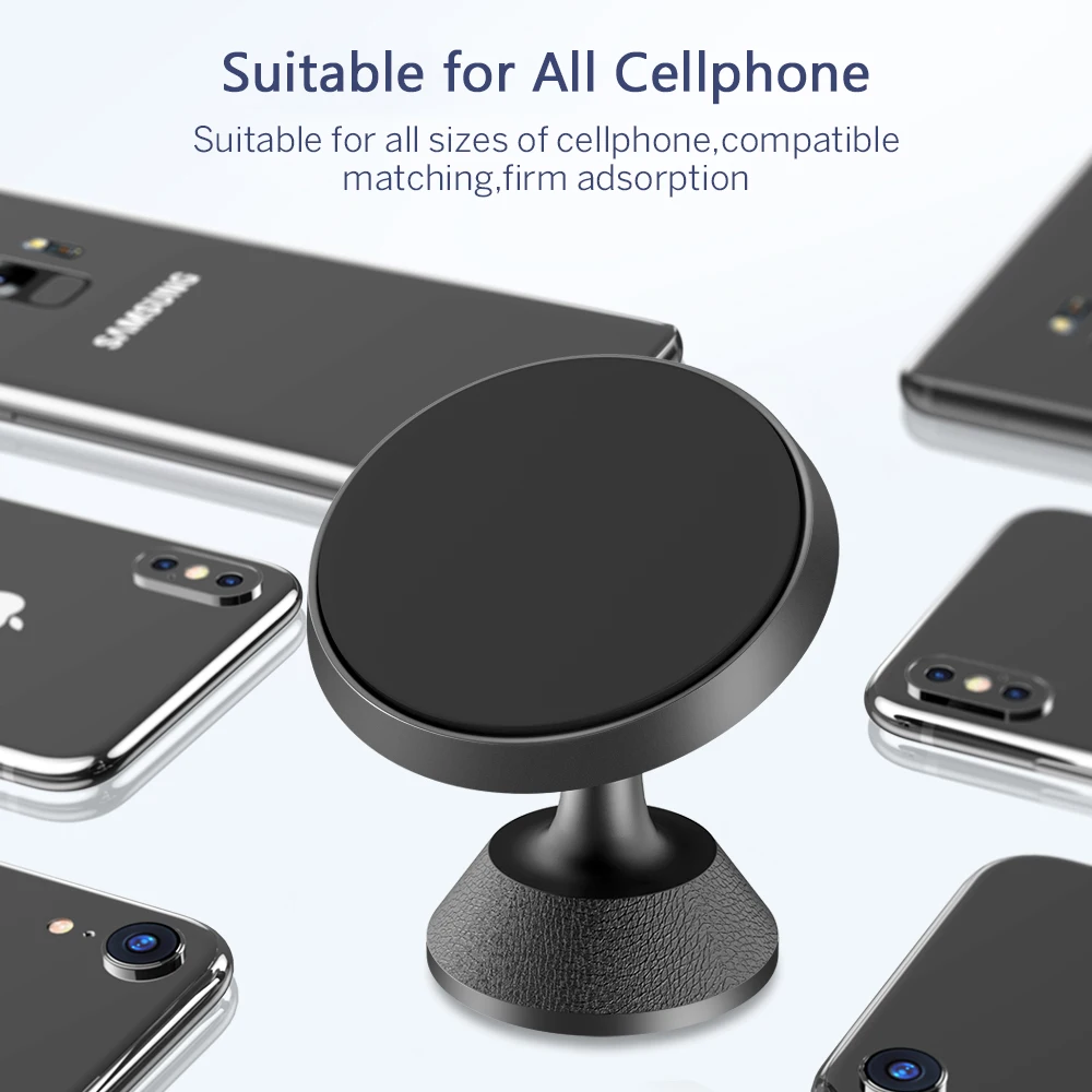 แม่เหล็กรถผู้ถือโทรศัพท์รถ Case For Mobile Phone Portable Universal Phone Holder Phone Stand ัวป๊อปติดมือถือที่ติดหลังมือถือ (Universal แดชบอร์ดแม่เหล็กสำหรับ iPhone 11 Pro Max Huawei