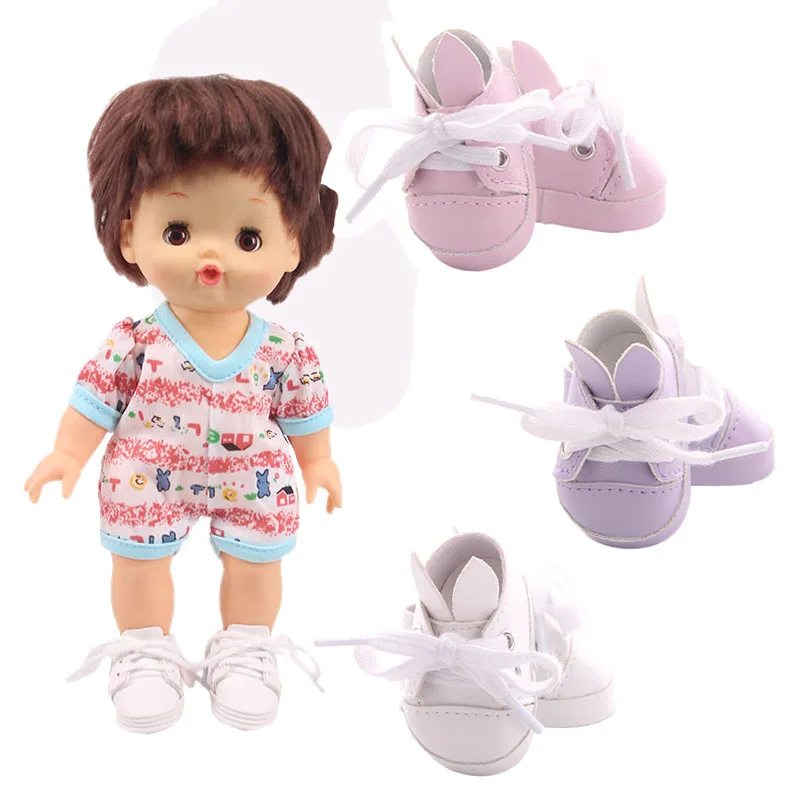 Doll Nenuco Doll Cute Rabbit Ear Shoes Fit 25 Cm Mellchan Baby Doll Accessories, Our Generation, Birthday Girl's Toy Gift