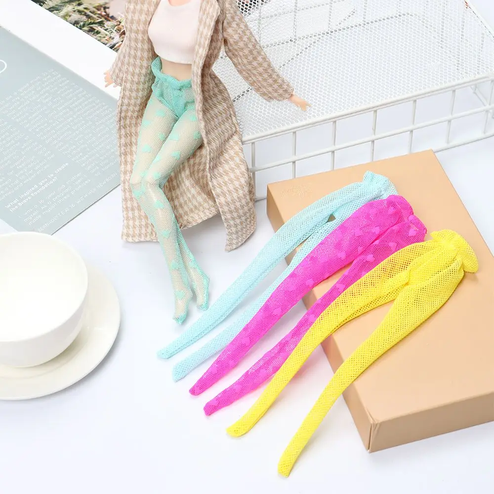 Dress Up Game Elestic Legging Colorful Pantyhose Doll Silk Stockings Toy Pant Hose Fit 1/6 Scale Dolls Accessories