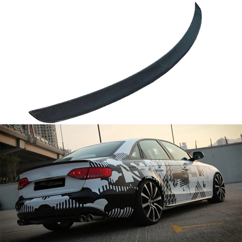 

A4 B8 O Style Carbon Fiber Rear Trunk Spoiler Wing for Audi A4 B8 2009~2012