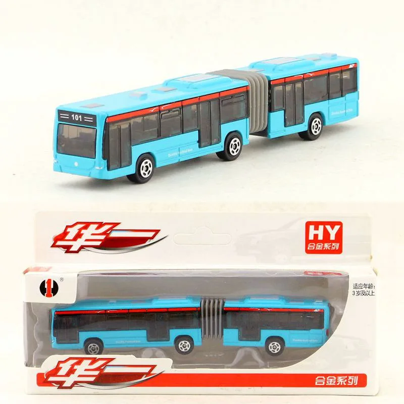 

1:60 alloy double-section bus model,high simulation bus toy,high imitation children's toy,original packaging gift box