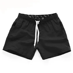 Short de Fitness Décontracté à vaccage Rapide pour Homme et Femme, Vêtement de Plage, de BoardGoals, Taille artificiel astique, Couleur Unie, Été