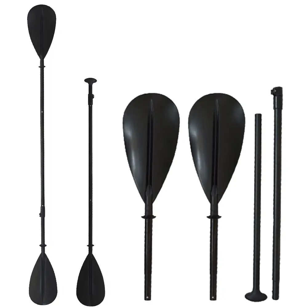 4pcs Portable SUP Paddle Durable Aluminum Alloy Adjustable Paddle for Inflatable Boats Kayaks Aluminum Alloy Paddle 220 cm