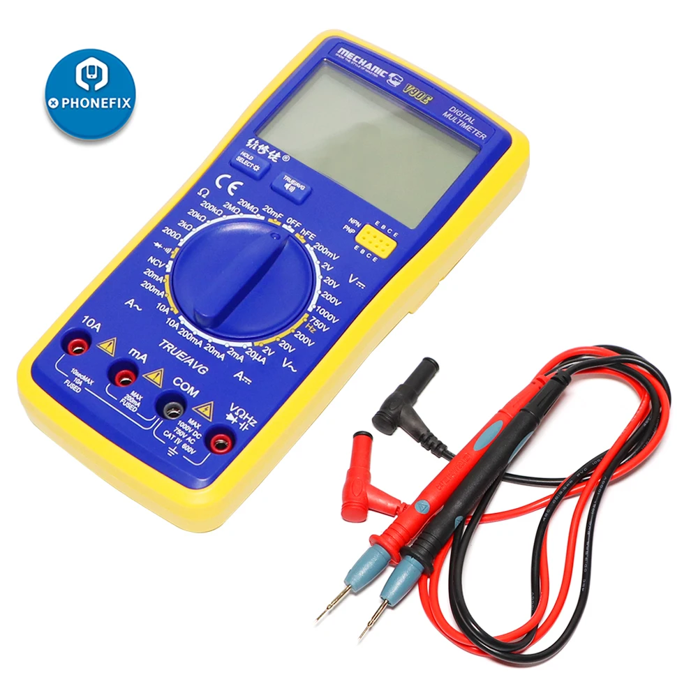 Mechanic V90E Intelligent Digital Multimeter High Precision Display Detect Meter Auto Range Tester Universal Multime Repair Tool