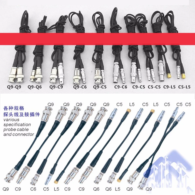 00 zu bnc kabel q9 q6 c9 c6 c6 c5 l5 c5 Q9-C5 Q9-Q9 Q9-C9 Q9-Q6 Q9-C6 C5-C5 L5-C9 detektor für ultraschall geräte ffa 00 0s 1s – Detail 3