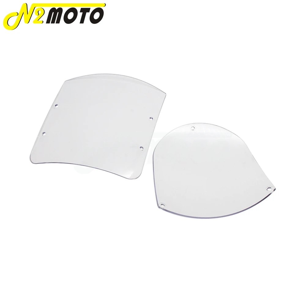 Quarter Fairing Replacement Windshield Wind Screen for Harley Sportster XL 1200 883 Iron 86-17 Dyna Low Rider Super Wide Glide