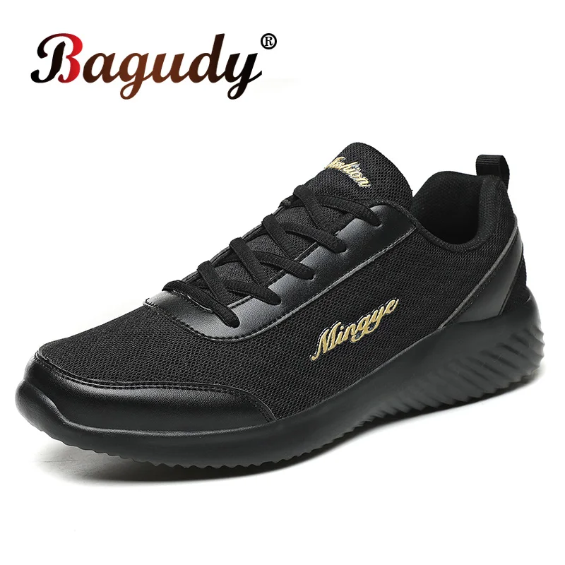 

Summer Men's Sneakers Low Top Men Casual Shoes Comfortable Lightweight Sneakers Male Mesh Breathable Flat Shoes Slip- Outdoor
