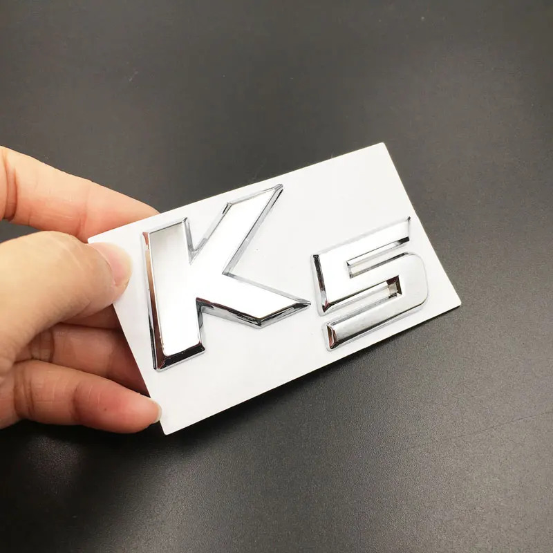 NEW 1PCS 3D Metal Car Styling Sticker For KIA K2 K3 K4 K5 KX7 Car Tail Car Trunk Front Door Side Emblem Sticker