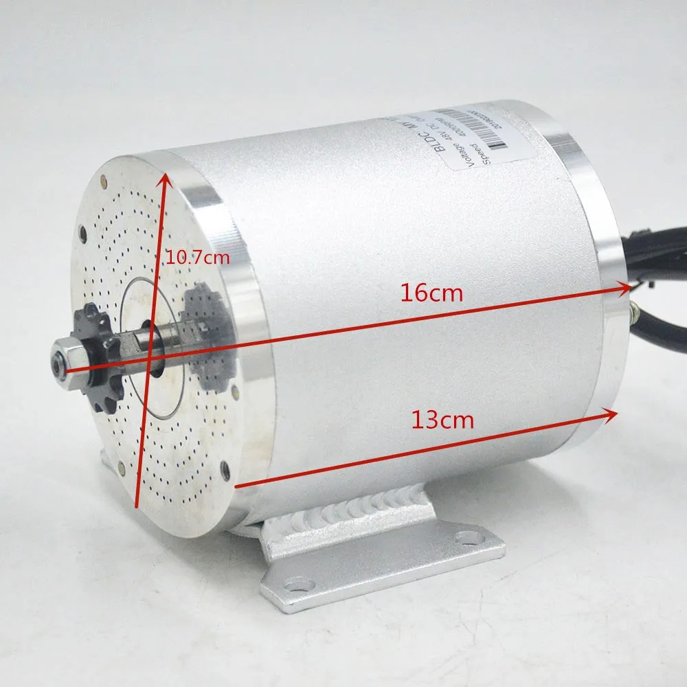 1Set Electric Motor 72V 3000W, Brushless Motor Controller 48V - 72V 50A, Reverse Twist Throttle, Power Ignition Lock Scooter Kit