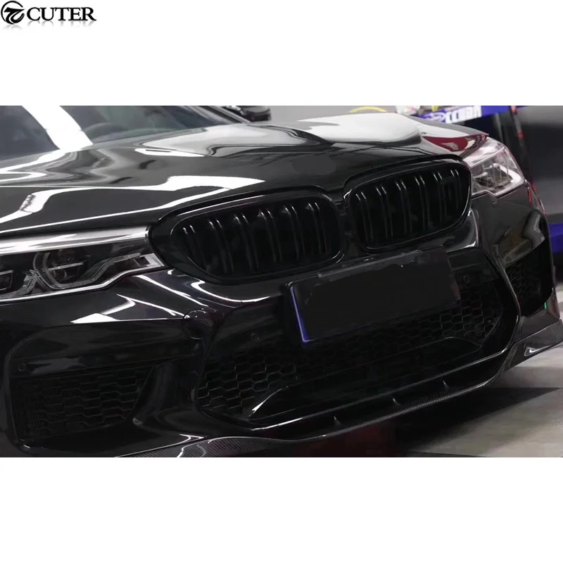 F90 M5 G30 5 Series Carbon Fiber Auto Car Front Bumper Lip for Bmw F90 M5 G30 M5 Front Bumper Rkp Style