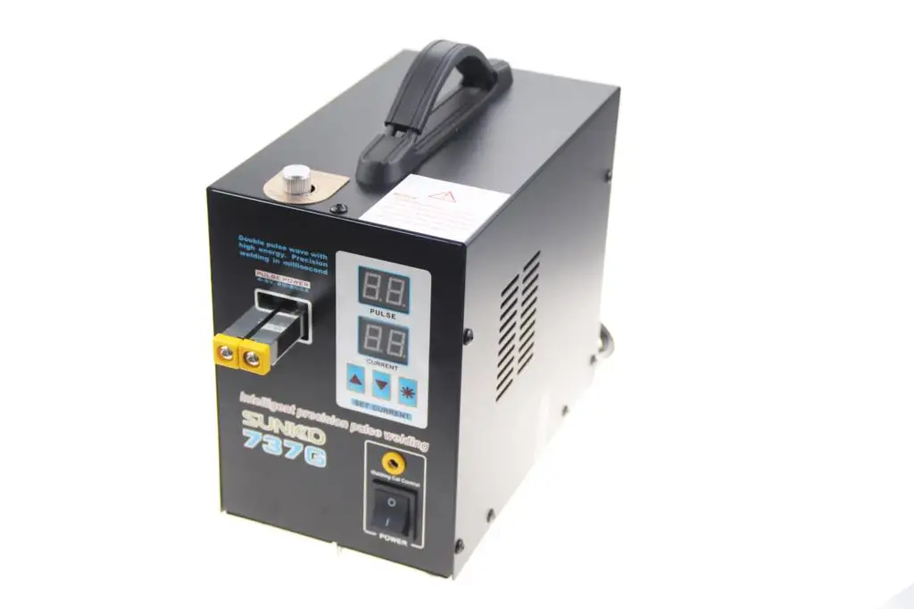 

SUNKKO 737G Spot Welder LED Dual Digital Display with Welding Needles Double Pulse Welding Machine for 18650 Lithium Battery