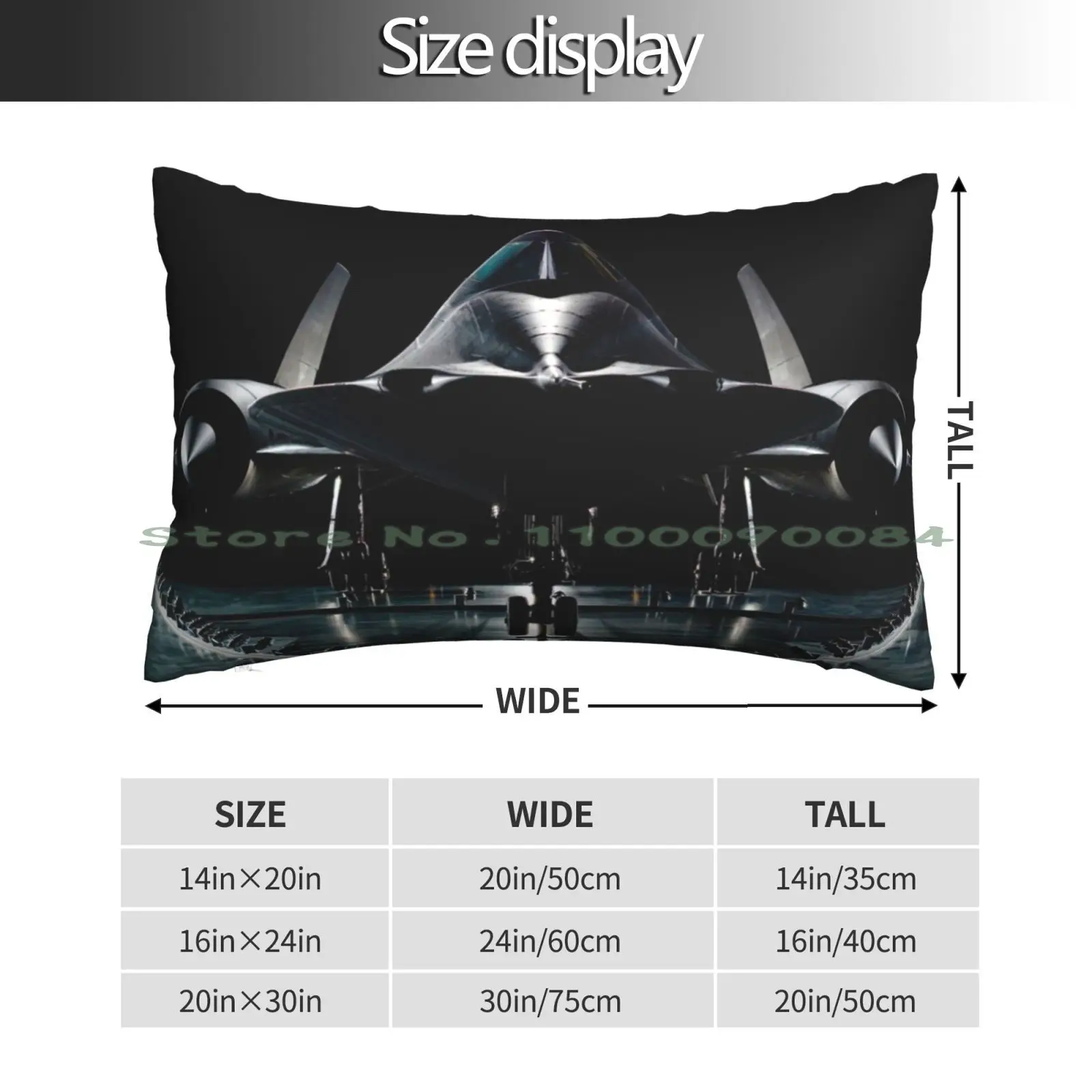 Lockheed Sr-71 Blackbird Pillow Case 20x30 50*75 Sofa Bedroom Flowers Skulls Halloween Stars Autumn Fall Doll Creepy Skeleton