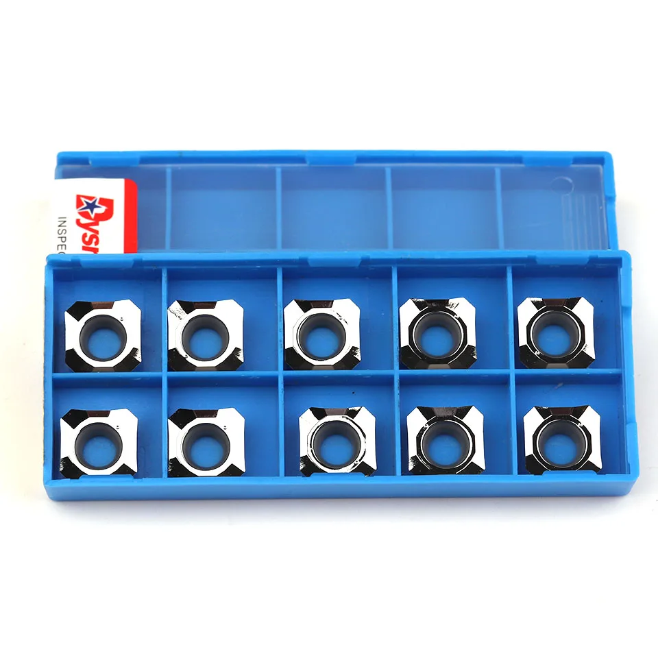 SEHT1204 AFFN X83 DH01คาร์ไบด์ใบมีดตัดอลูมิเนียมทองแดง End Face เครื่องกลึงโลหะ CNC เครื่องมืออลูมิเนียมทองแดงการประมวลผล