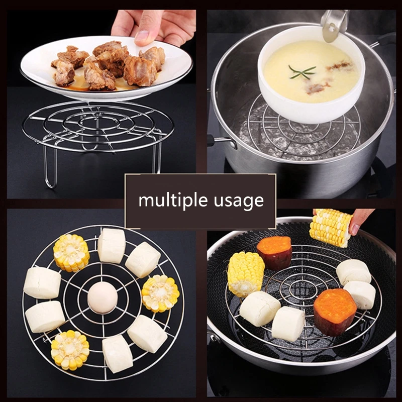 Round Cooking Trivet Rack Stand 16cm/ 28cm/ 20cm/ 24cm Cooker Accessories for Round Cake Pans, Air Fryer, Instapot