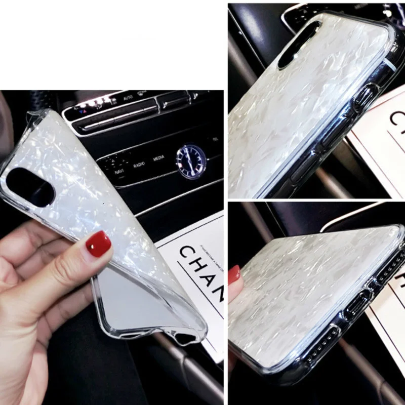 Luxo Glitter Bling Conch Pattern Phone Case para Samsung S23 S22 S21 S20 S10 Plus + Ultra Fe Note 20 ZFlip 3 ZFold 4 Cover