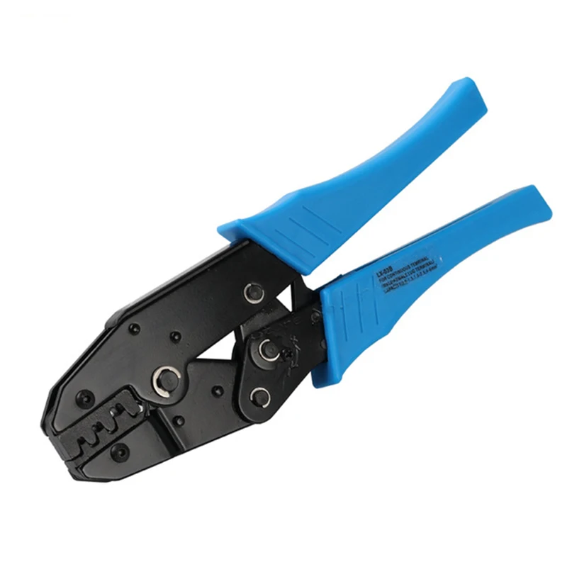 

Crimping Pliers Non-insulated 20-10AWG Tab 6.3mm ,7.8 mm 9.5mm Width Terminals Crimping Tool Plier Crimper LX03B