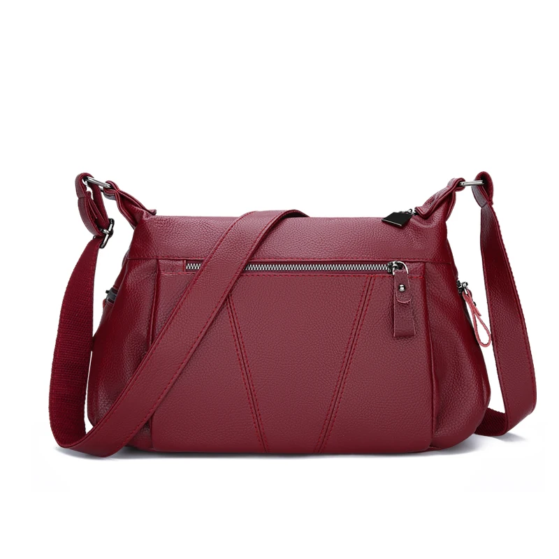 Nowe 2021 torebki kurierskie Retro o dużej pojemności damskie torebki na ramię nowa skóra PU Casual jednolita torba crossbody torby damskie Bolsas