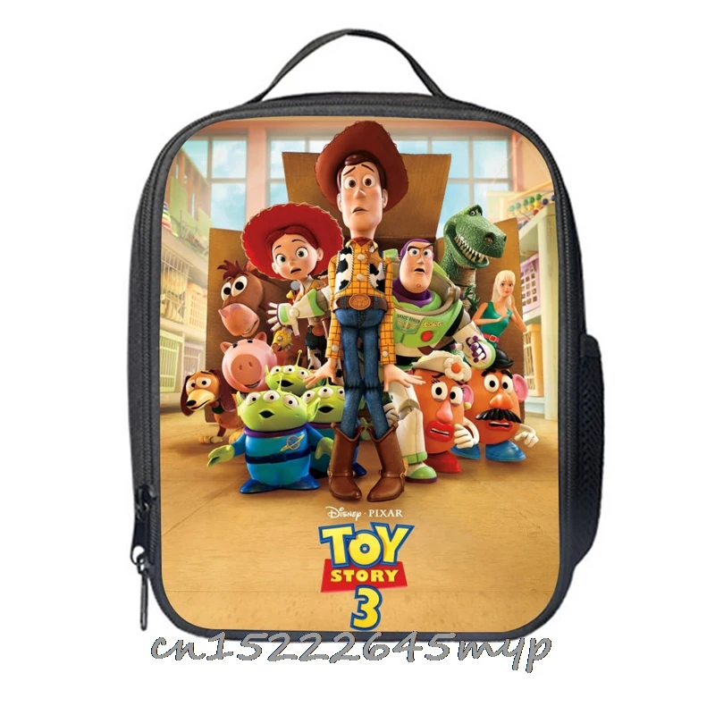 Toy 4 Story Print pranzo al sacco isolato Tote Bag termici Picnic Food Lunch box bag per donna ragazze donna bambini Disney