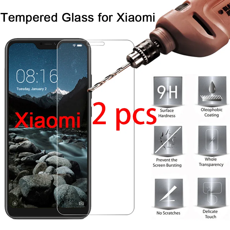 2pcs! Screen Protector for Xiaomi Mi Mix 3 2S 2 Max 3 2 Tempered Glass Toughed 9H HD Protective Glass on Xiaomi Mi Note 3 2