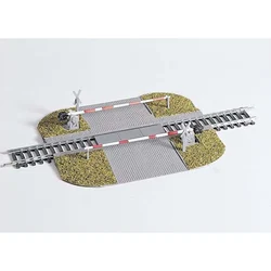 Miniature model  1:87  HO ratio  Road rail crossing barrier 55725  Urban building model  Building model of train sand table