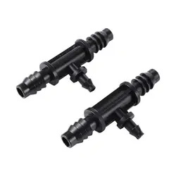 Conector de mangueira barbed, acessórios para mangueira de jardim com 20 peças, diâmetro interno 8mm a 4mm