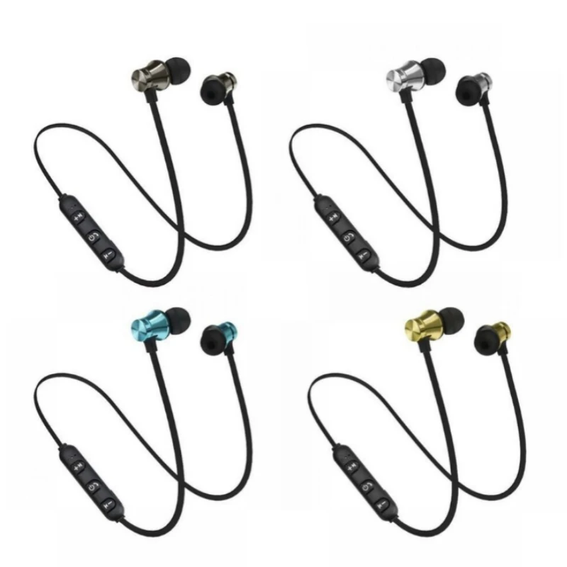 NEW Magnetic Bluetooth Earphone Sport Wireless Headphone Bluetooth Headset Handsfree Earbuds With Mic For Huawei Xiaomi Samsung