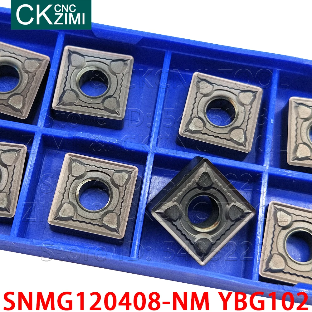 SNMG120408-NM YBG102 SNMG 120408 NM YBG102 wkładki z węglika CNC zewnętrzne narzędzia tokarskie CNC mechaniczna tokarka metalowa narzędzia do stali