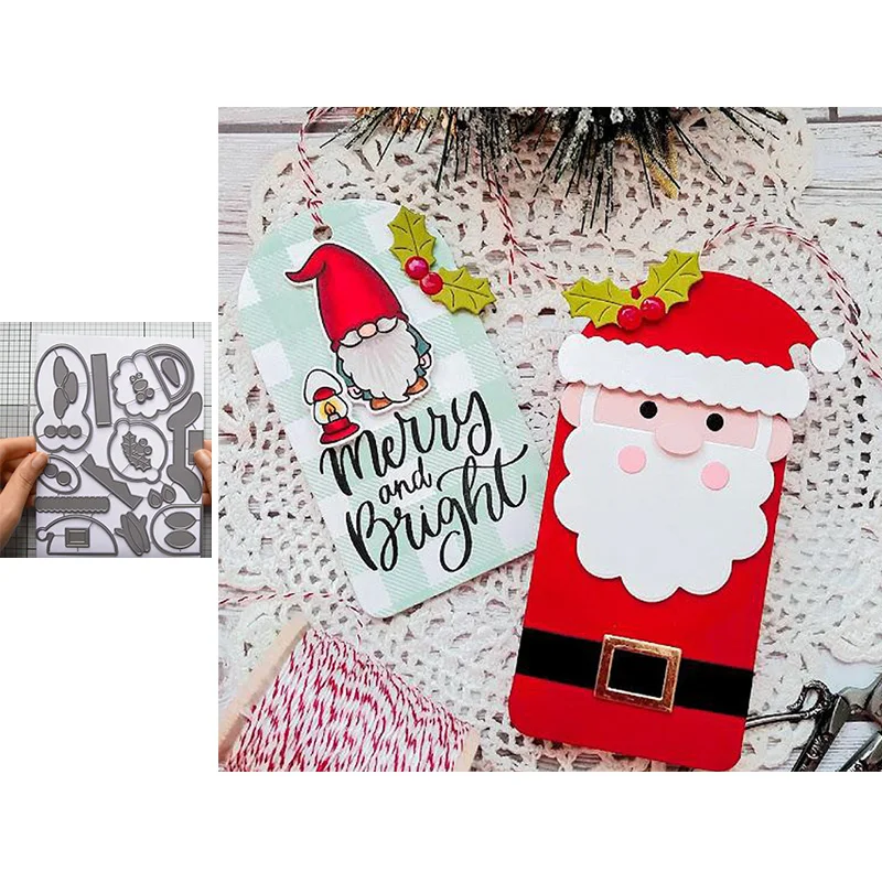 

Santa Claus Metal Cutting Dies for Scrapbooking and Card Making Craft 2019 New die cuts