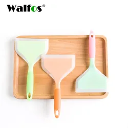 WALFOS Silica Gel Japanese Tamagoyaki Omelette Pan Turners Temperature-Resistant Silicone Spatula Turners