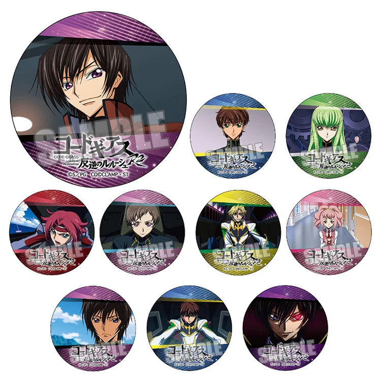 1pc 58mm Code Geass Lelouch Lamperouge knight of seven brooch acrylic Badges