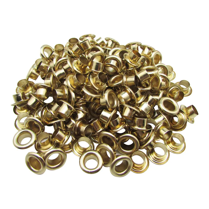 50Pcs+1set tools 3.5-10mm Metal Eyelets with Grommet for Leathercraft Shoe Belt DIY Scrapbooking Cap Bag Tag Clothes Accessories