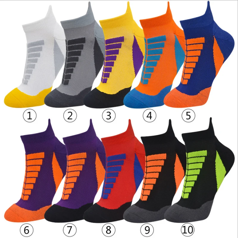 

Basketball Socks Absorb Sweat Men's Anti-slip Wear-Resistant Thick Training Elite Socks Table Tennis Badminton Socks Winter New