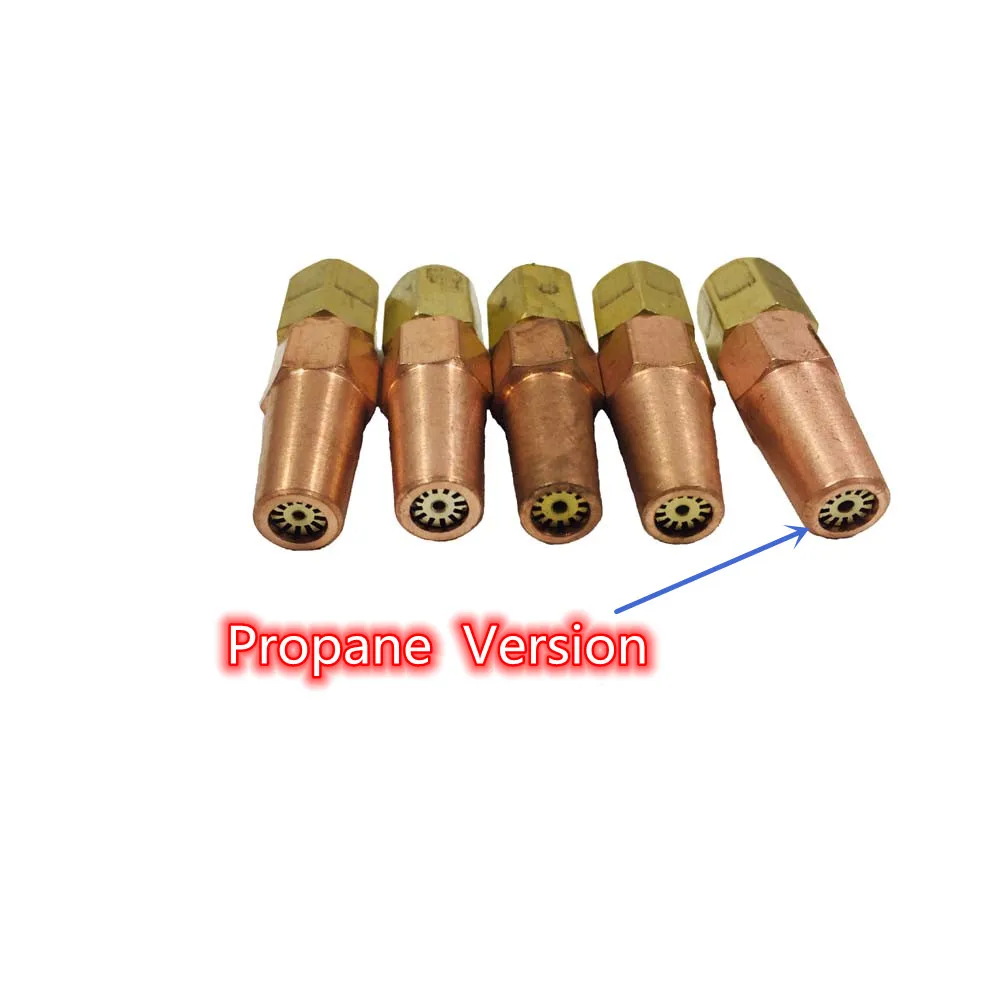 5Pcs Oxy Propane Gas Acetylene เชื่อมเชื่อมเคล็ดลับสำหรับ H01-6เชื่อมไฟฉาย