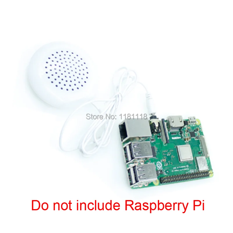 Raspberry Pi 3.5 mm plug Mini Neck Pillow Speaker, for Raspberry Pi 3B /3B+ /4B