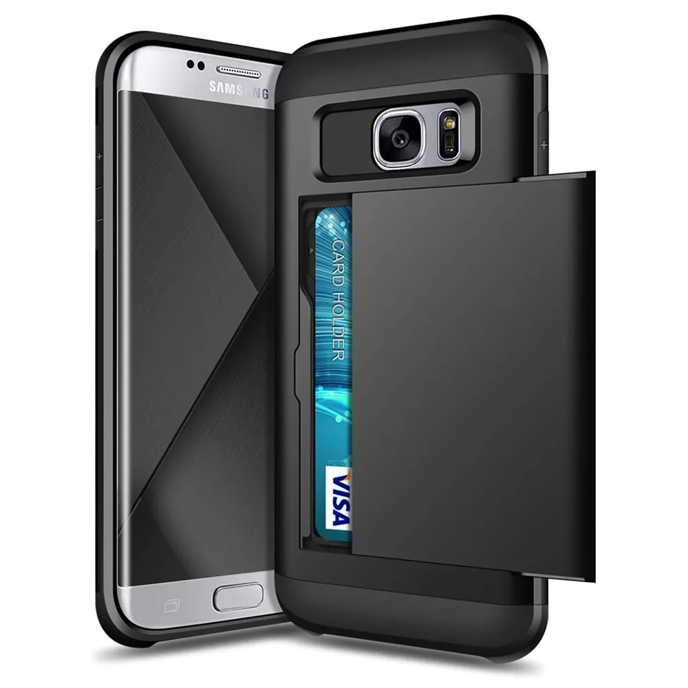 case For Samsung Galaxy S7 egde case Cover for Samsung Galaxy S6 edge Case for Samsung S7 S6 G920F i9600 Card Slots Cover Fundas