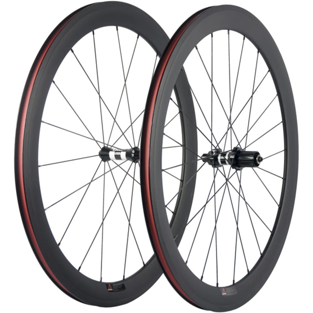 

Carbon Clincher 700C Road Bike Wheelset 50mm Carbon Wheels With DT350 Hub UD Matte