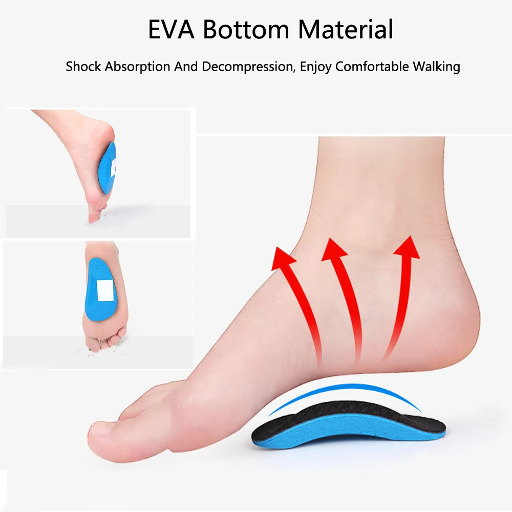 Orthopädische Einlegesohlen für Männer und Frauen, Schuhe, Plattfüße, Fußgewölbeunterstützung, Plantarfasziitis-Einlegesohlen für Turnschuhe, Schuhsohle, Valgus-Korrektor – Detail 5