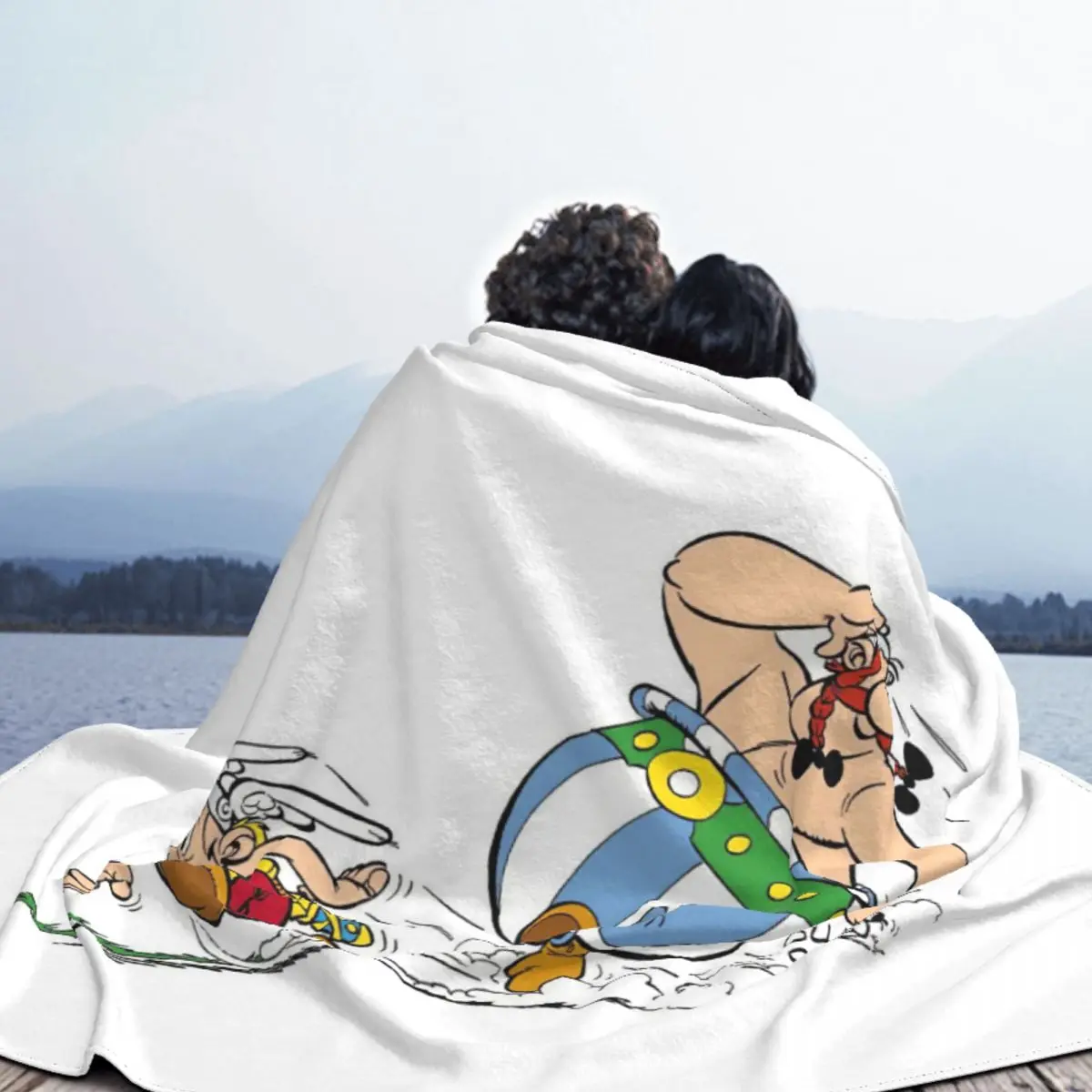 Asterix Obelix Blankets Fleece Decoration Ultra-Soft Throw Blankets for Bedding Bedroom Plush Thin Quilt