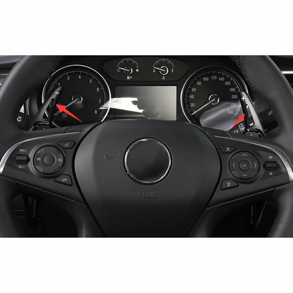 Car Styling Interior Accessories Steering Wheel Paddle Shifters DSG Extension Extens for Opel for Vauxhall Insignia 2011-2018